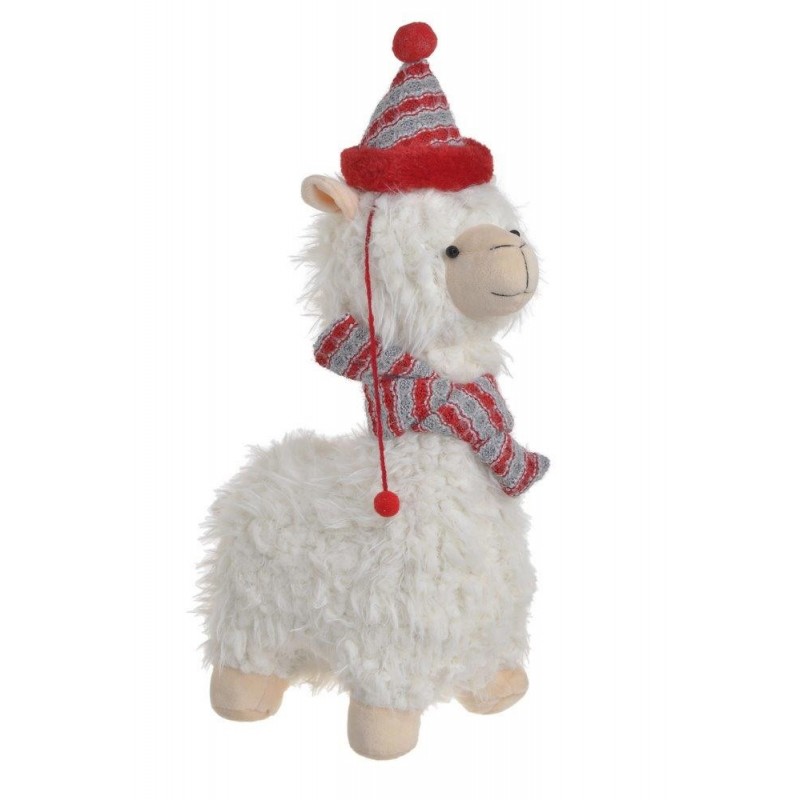 Zimowa lama..30cmL x 18cmW x 45cmH