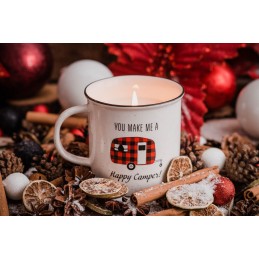 Świeca zapachowa 370g w kubku - CITRONELLA..10,5cm∅x 10,5cmH