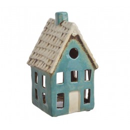 Domek ceramiczny 15,5cmH tea-light