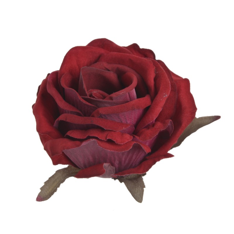 Róża welwetowa główka 6szt/paczka..11cm