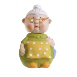 Figurka senior..6cmL x 6cmW x 11cmH - Babcia
