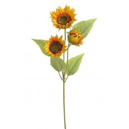 Słonecznik x3 gałązka 67cm - sztuczna roślina
