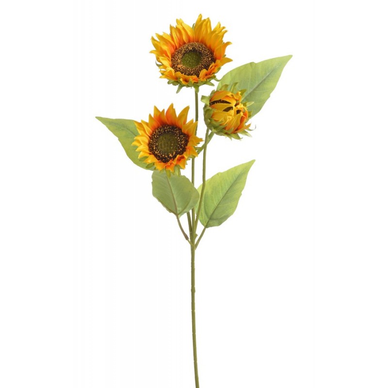 Słonecznik x3 gałązka 67cm - sztuczna roślina
