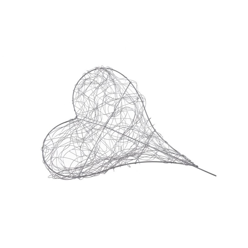 Baza serce 15x20cm...SILVER - art. dekoracyjne