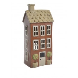 Domek ceramiczny...28,5cmH...BROWN