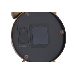 Zegar 23cm, zasilanie 3xAA..23cmL x 8cmW x 30cmH...COPPER-BLACK-CREAM