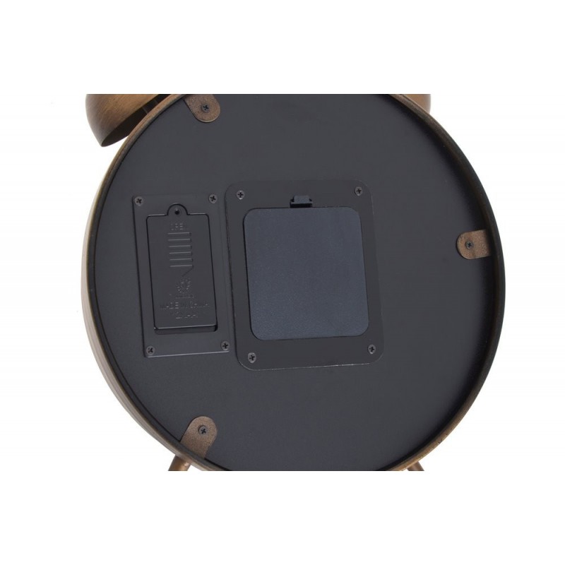 Zegar 23cm, zasilanie 3xAA..23cmL x 8cmW x 30cmH...COPPER-BLACK-CREAM