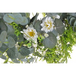 Wianek 60cm - artykuł dekoracyjny...60cmØ8cmH..8-0 pcs......WHITE-GREEN