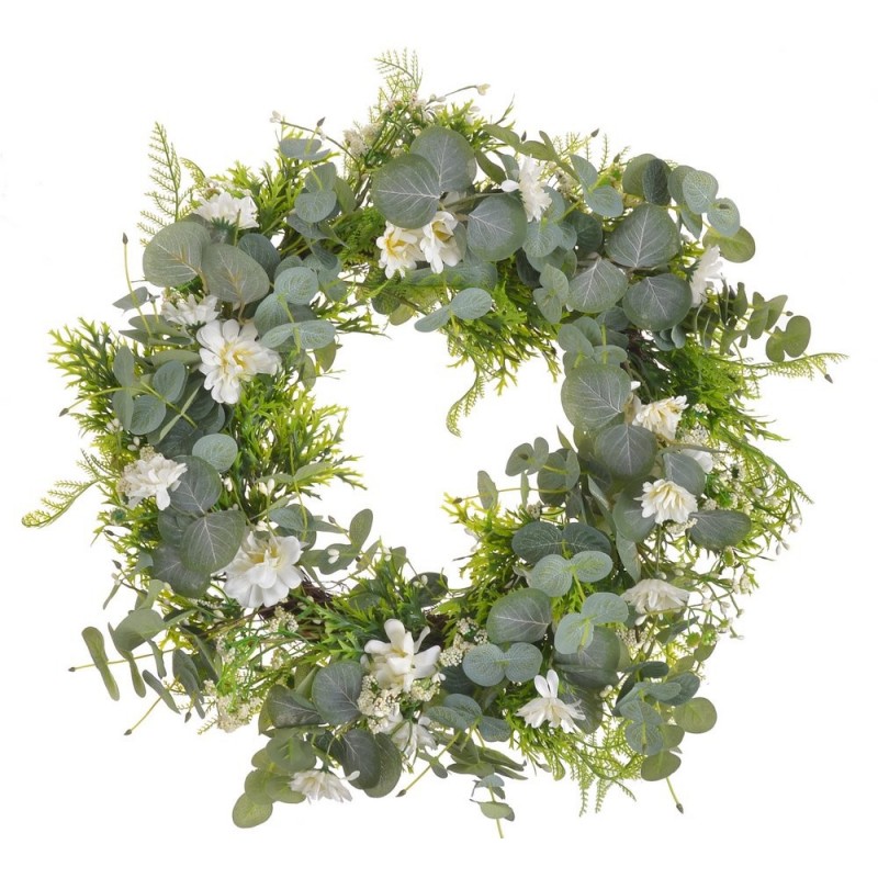 Wianek 60cm - artykuł dekoracyjny...60cmØ8cmH..8-0 pcs......WHITE-GREEN