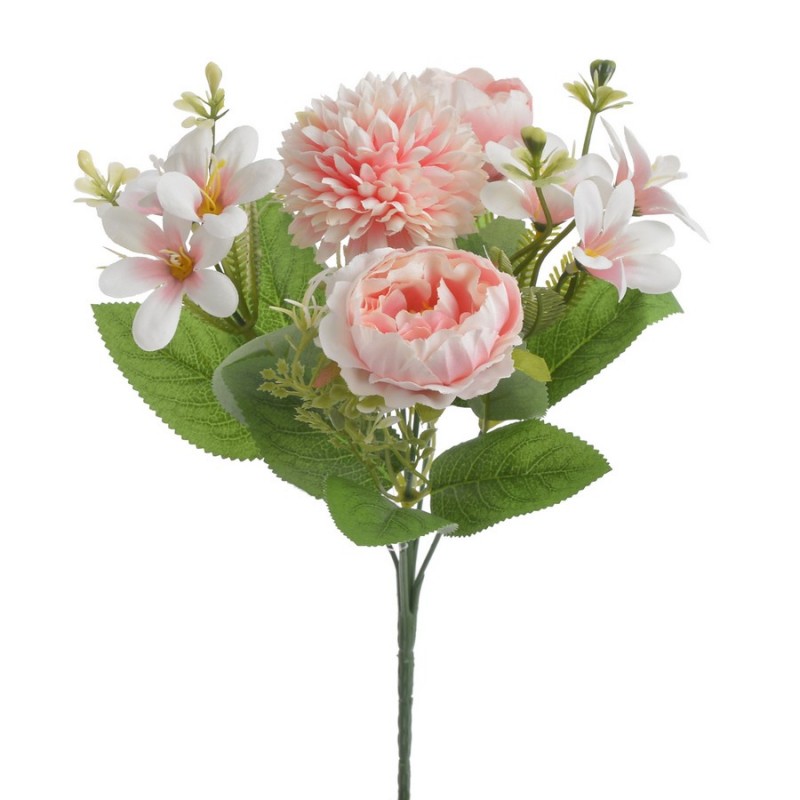 Bukiecik mieszany - sztuczna roślina....02 PINK