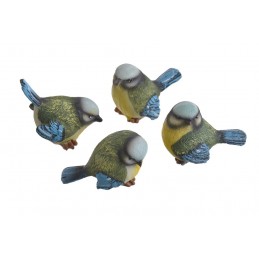 Ptak figurka..3.5cmLx5,5-6cmWx4,5-5,5cmH...mix...4szt/kpl