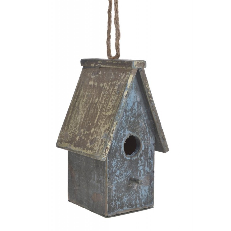 Budka dla ptaków zawieszka...10x10x18cm...BLUE-NAT