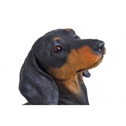 Jamnik figurka H37cm..40cmLx20,5cmWx37cmH..2-0 pcs......BLACK-2