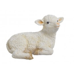 Owieczka figurka H16cm..24,5cmLx14,5cmWx16cmH..12-1 pcs......CREAM