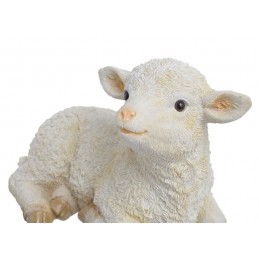 Owieczka figurka H16cm..24,5cmLx14,5cmWx16cmH..12-1 pcs......CREAM