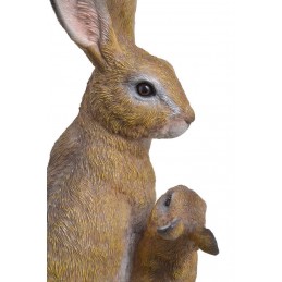 Zając figurka H33,5cm..21,5cmLx20,5cmWx33,5cmH..4-1 pcs......BROWN
