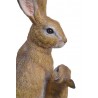 Zając figurka H33,5cm..21,5cmLx20,5cmWx33,5cmH..4-1 pcs......BROWN