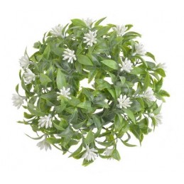 Wianek z pąkami mały..28cm... WHITE