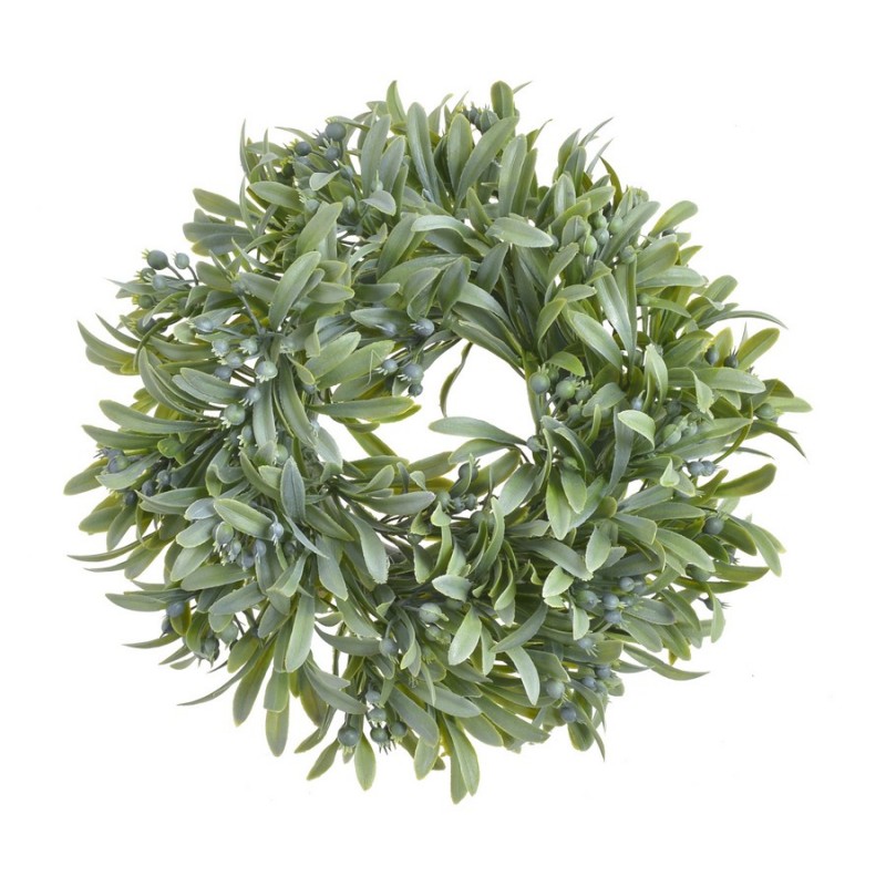 Wianek liściasty z pąkami 20cm....96-24 pcs......03 GREEN