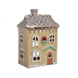 Domek ceramiczny...24,5cm...lampionik tea-light