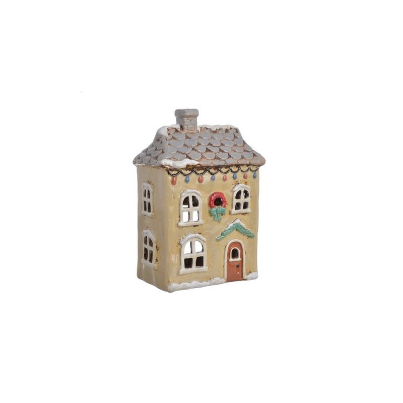 Domek ceramiczny...24,5cm...lampionik tea-light