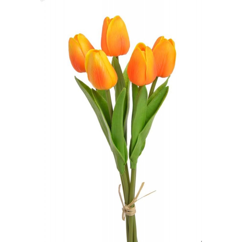 Tulipan piankowy 5szt-pęcz...32cm..240-30 bu..5 pcs-bu