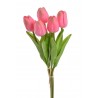 Tulipan piankowy 5szt-pęcz...32cm..240-30 bu..5 pcs-bu