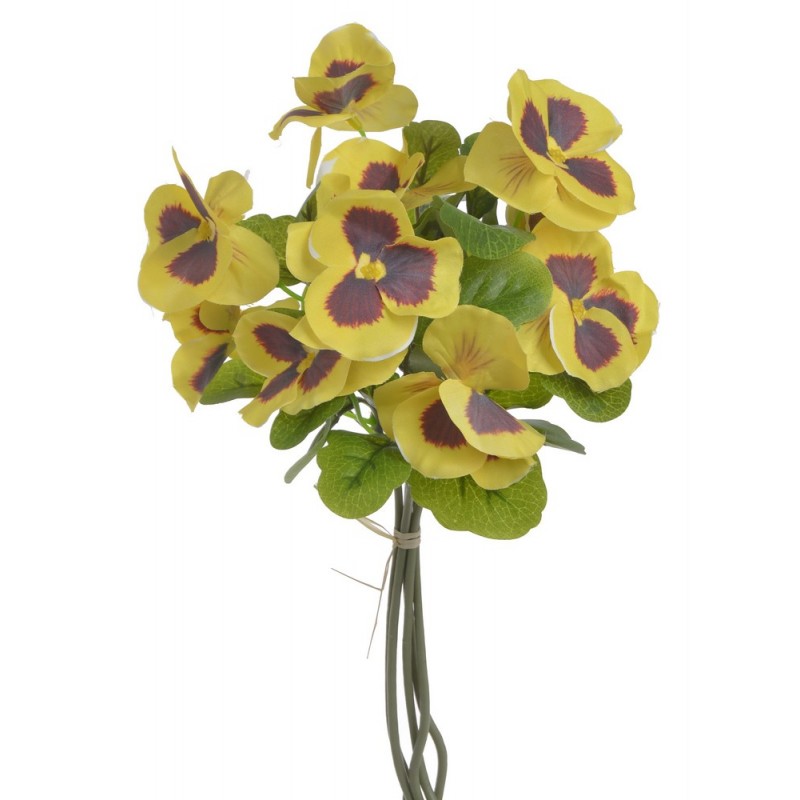 Bratki 5szt-pęczek...31cm - sztuczna roślina