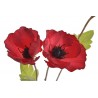 Mak x3..70cm..sztuczna roślina 640-64 pcs