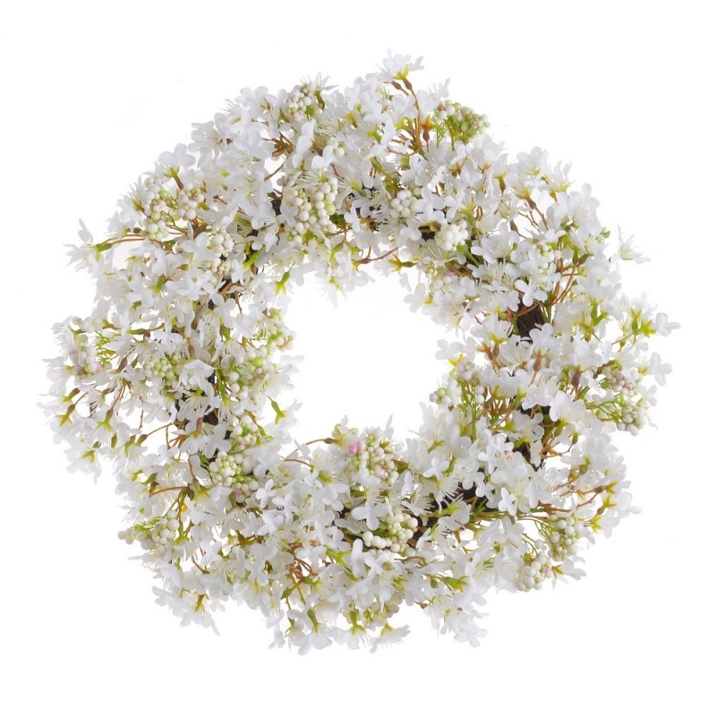 Wianek..42cm..16-2 pcs......F01 WHITE