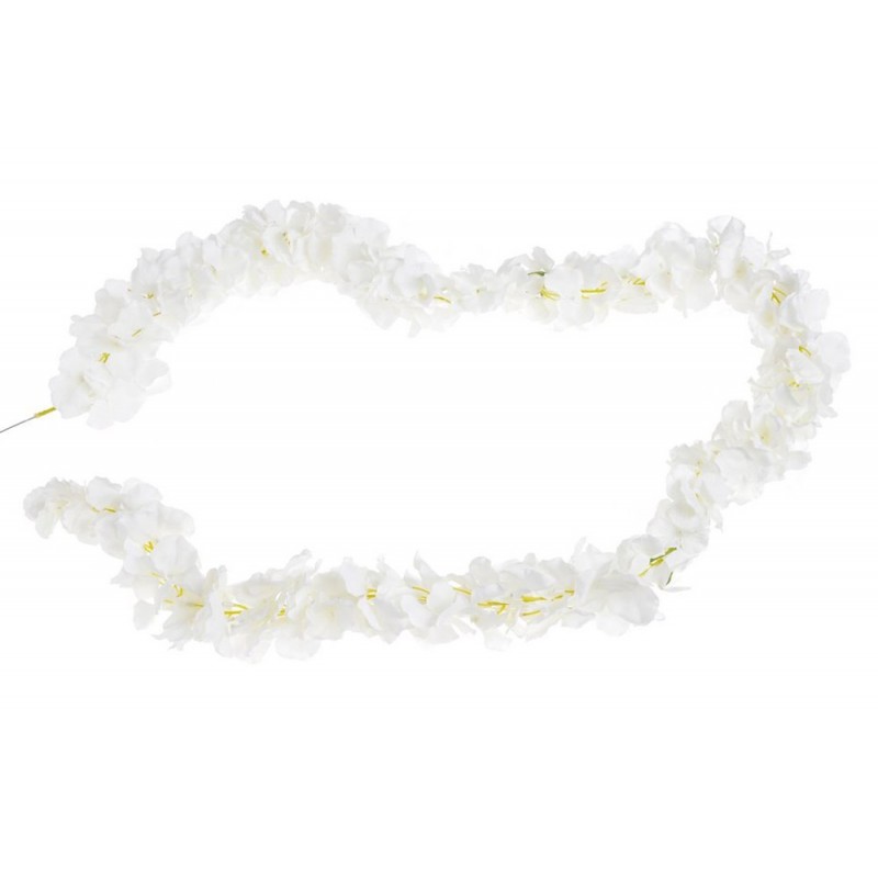 Girlanda hortensja 168cm ....120-1 pcs......01.W20 WHITE