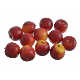 Jabłka 12szt-pacz...4cmØ...RED-YELLOW