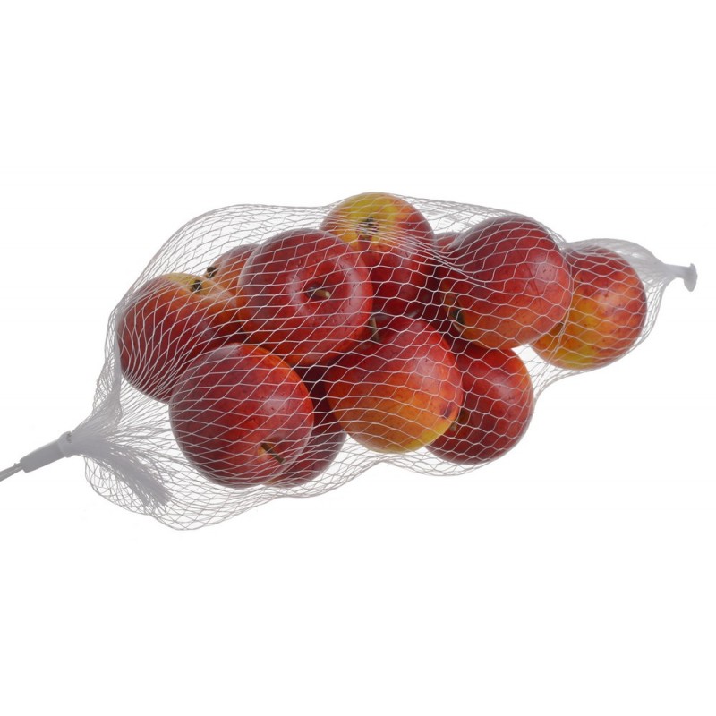 Jabłka 12szt-pacz...4cmØ...RED-YELLOW