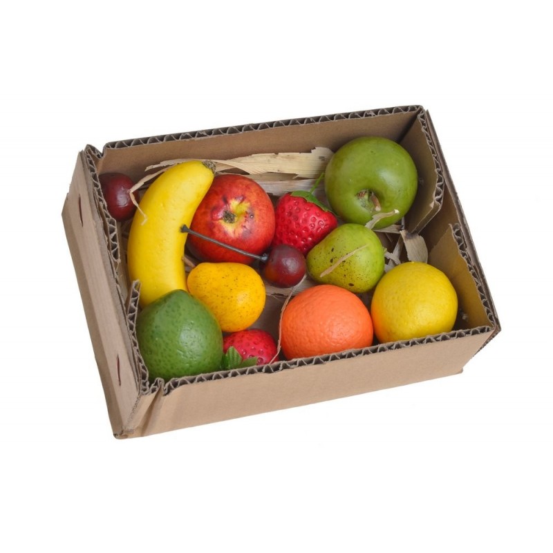 Sztuczne owoce mix 12szt-kpl..2,5-6cmH...MULTICOL