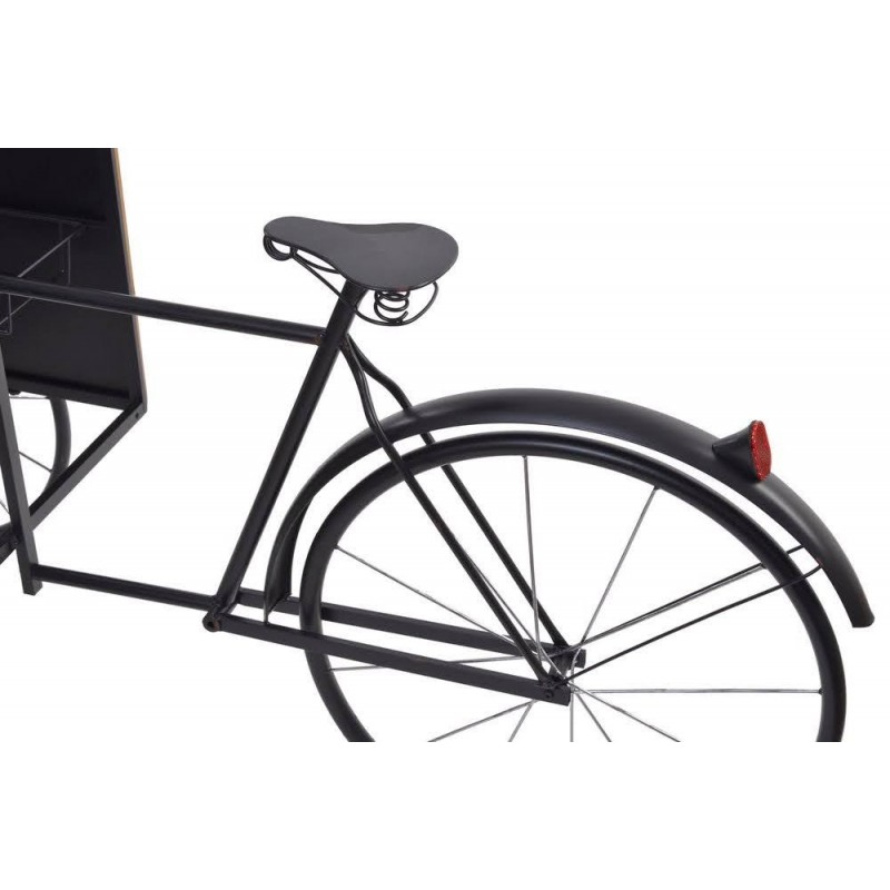 Metalowy kwietnik rower..172cmLx79cmWx120cmH..1-0 pcs......BLACK