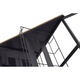 Metalowy kwietnik rower..172cmLx79cmWx120cmH..1-0 pcs......BLACK