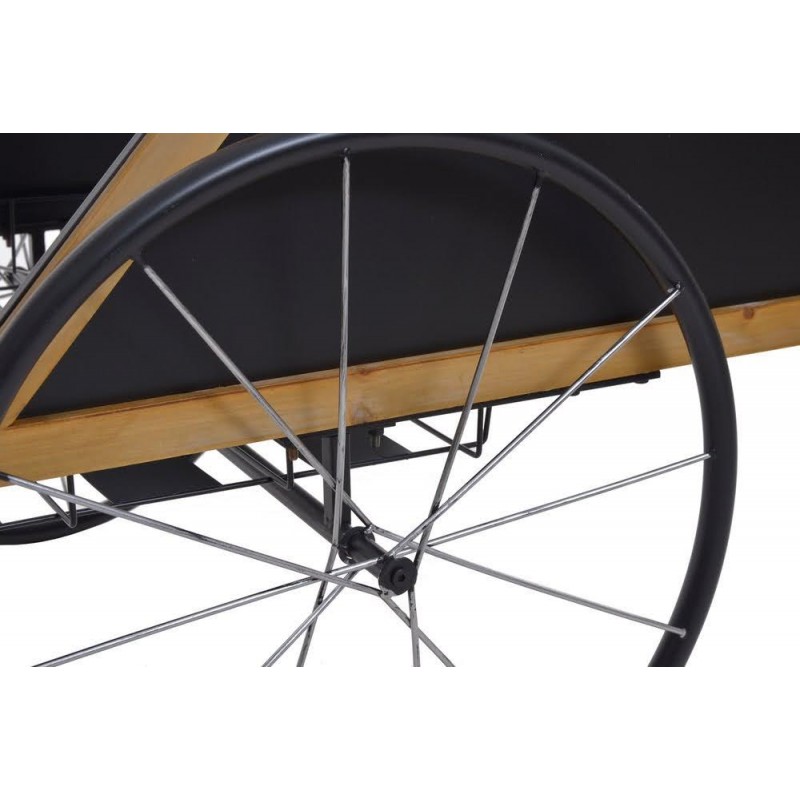 Metalowy kwietnik rower..172cmLx79cmWx120cmH..1-0 pcs......BLACK