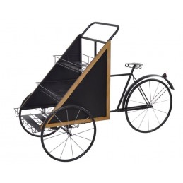 Metalowy kwietnik rower..172cmLx79cmWx120cmH..1-0 pcs......BLACK