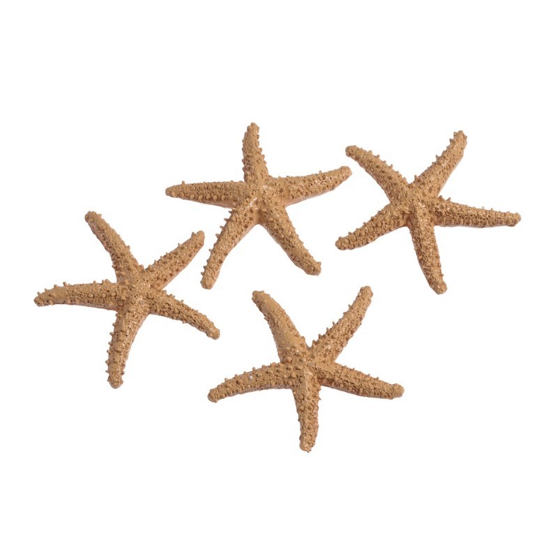 Rozgwiazdy 4szt-kpl..7cm..144-12 BAG......BROWN