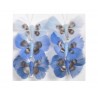 Motyl na klipie 6szt-kpl..6cmH...BLUE