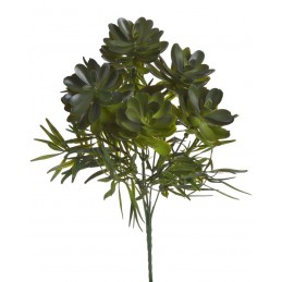 Sukulenty na gałązce..32cm...GREEN