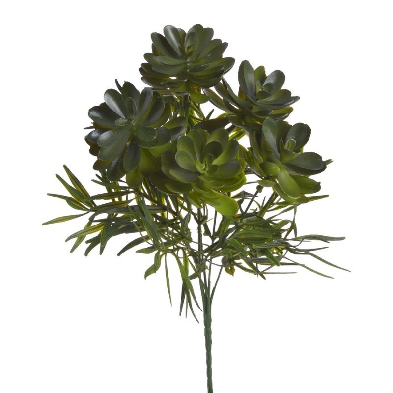 Sukulenty na gałązce..32cm...GREEN