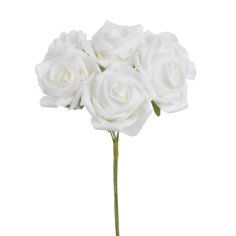 Róża piankowa x6..23cm