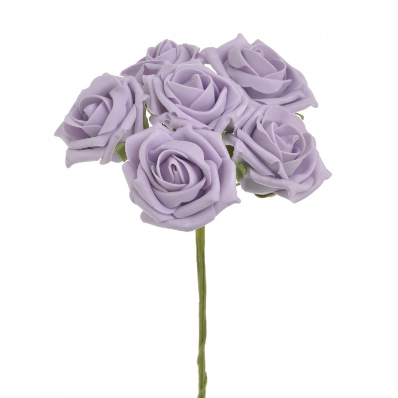 Róża piankowa x6..23cm