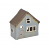 Domek ceramiczny..12cmLx7cmWx12cmH..24-2 pcs......LT.BLU