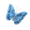 Motyl 8cm na klipie 12szt_12pcs set_100sets_blue
