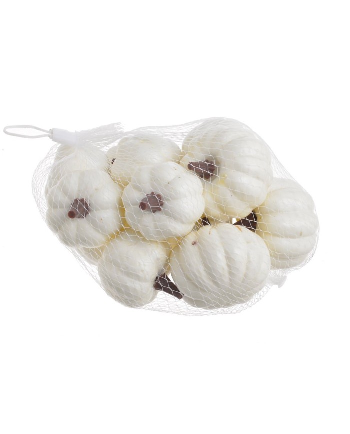 Dynie 12szt-pacz - artykuł dekoracyjny...5-6cm∅...WHITE