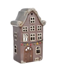 Domek ceramiczny...19,5cmH....GREY