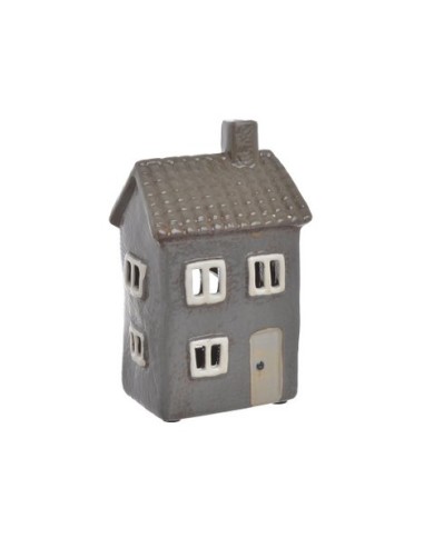 Domek ceramiczny...15cmH...DK.BROWN