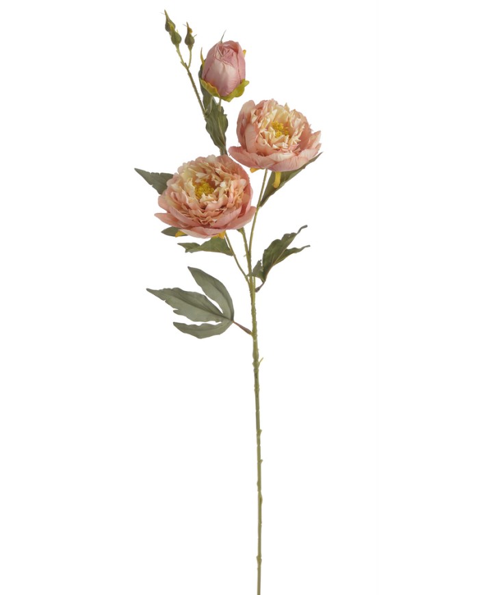 Piwonia 2+1..86cm..120-12 pcs - sztuczna roślina